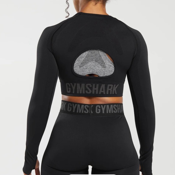 Gymshark | Flex sports long sleeve crop top - Picture 2 of 3